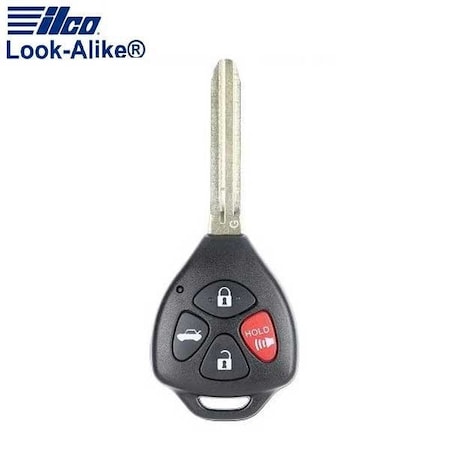 Ilco LAL RHK-TOY-4B1 TOYOTA 4 BUTTON REMOTE HEAD KEY ILCO-AX00010740